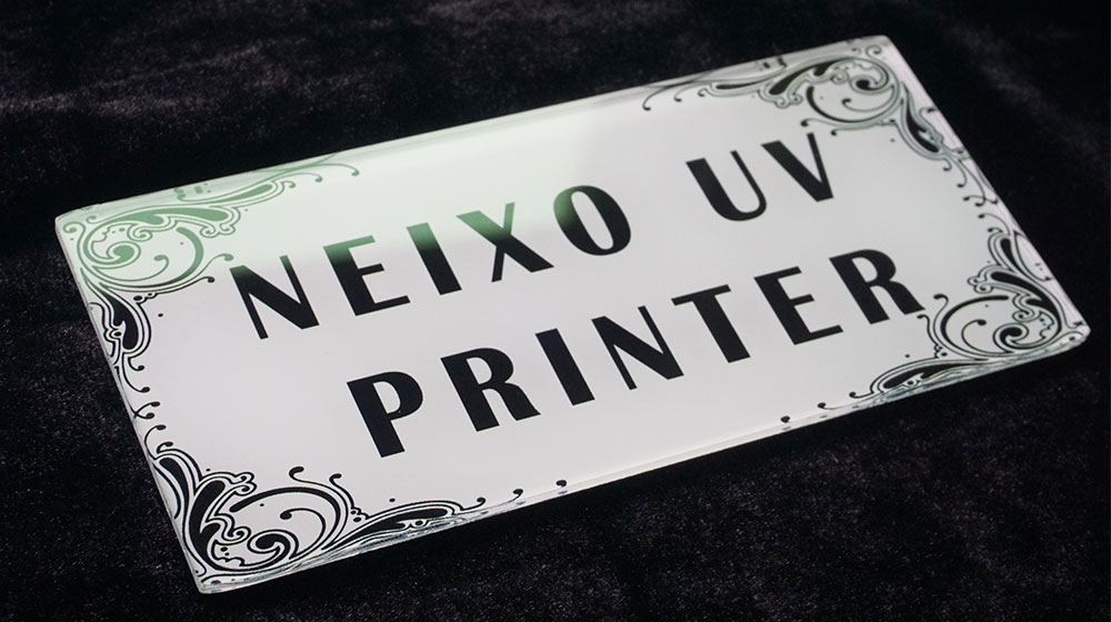Acrylic company name plate printer